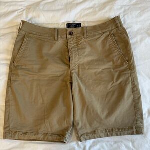 Abercrombie & Fitch Men's Khaki Shorts